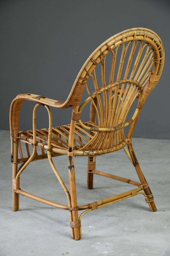 Single Retro Cane Chair