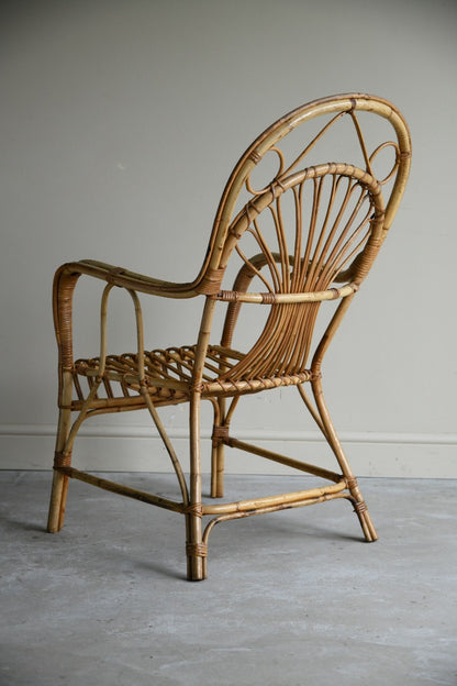 Single Retro Cane Chair