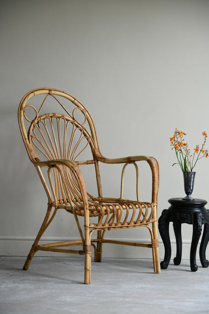 Single Retro Cane Chair