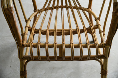 Single Retro Cane Chair