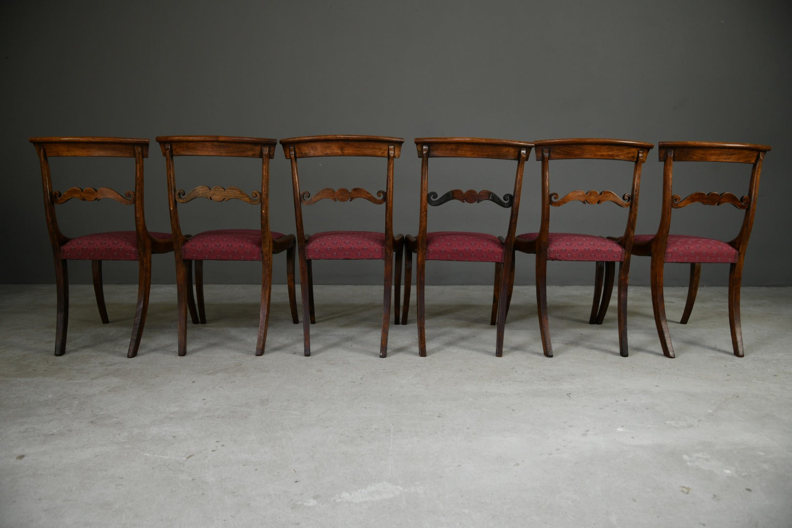 Set 6 Regency Dining Chairs