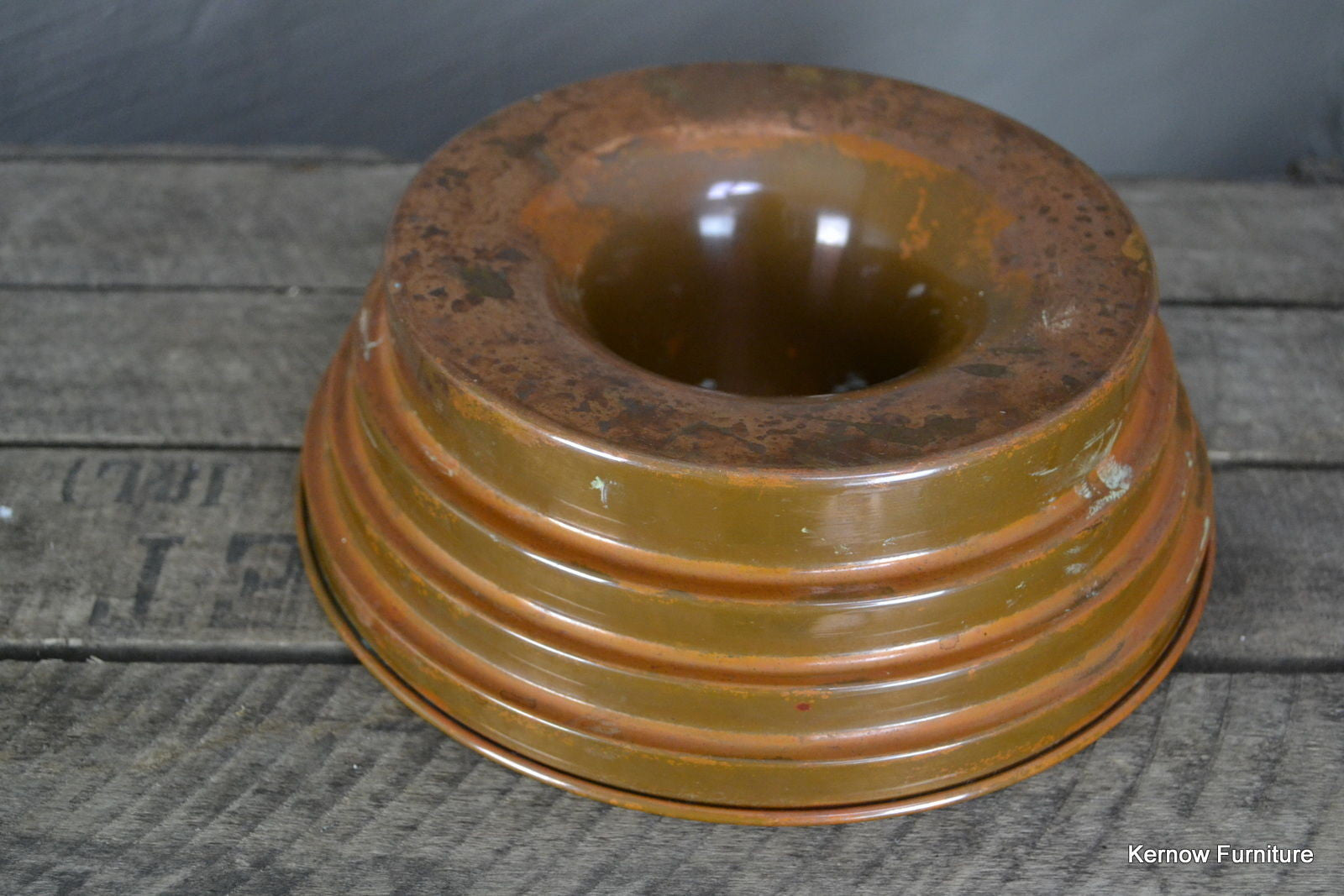 Vintage Copper Ring Jelly Mould - Kernow Furniture