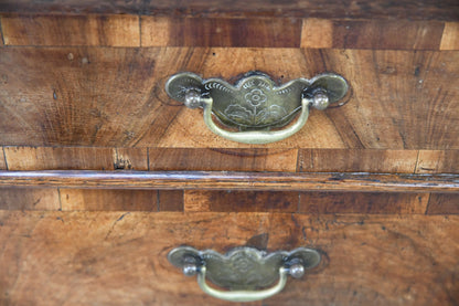 Early 18th Century Walnut & Oak Chest of Drawers