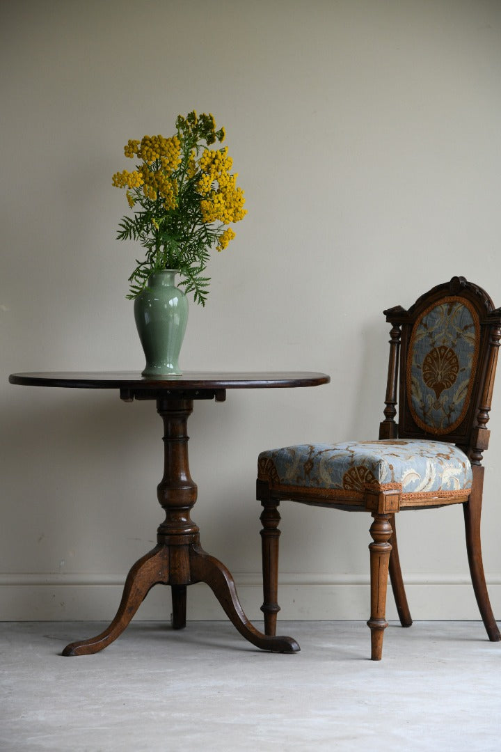 Antique Oak Tilt Top Table