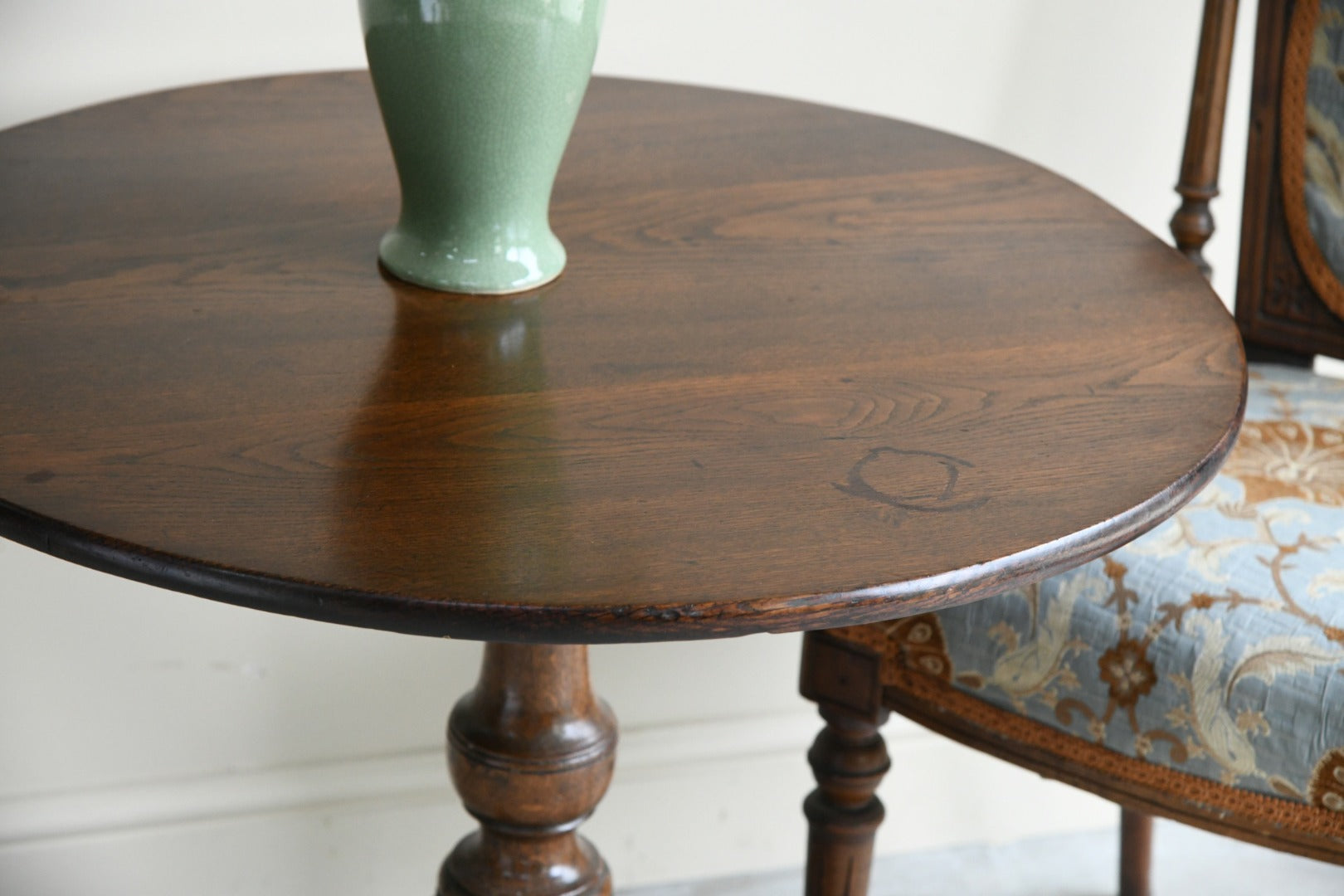 Antique Oak Tilt Top Table