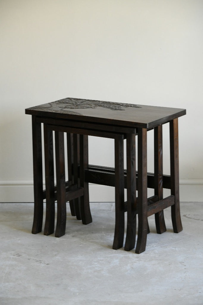 Nest of Three Eastern Side Tables