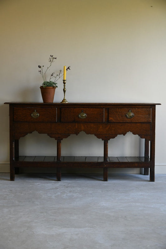 Georgian Oak Dresser Base