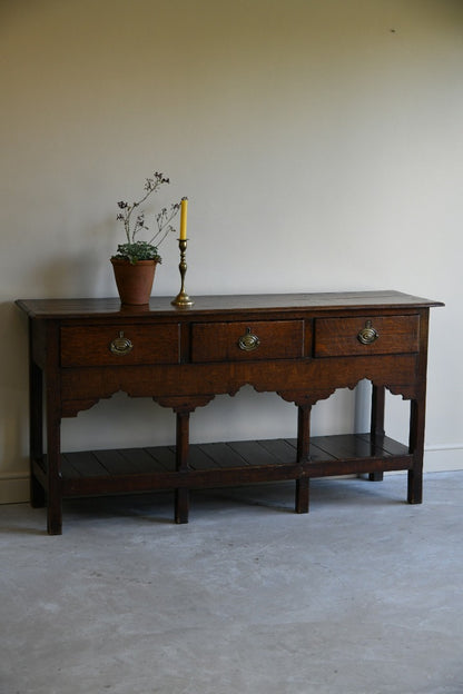 Georgian Oak Dresser Base