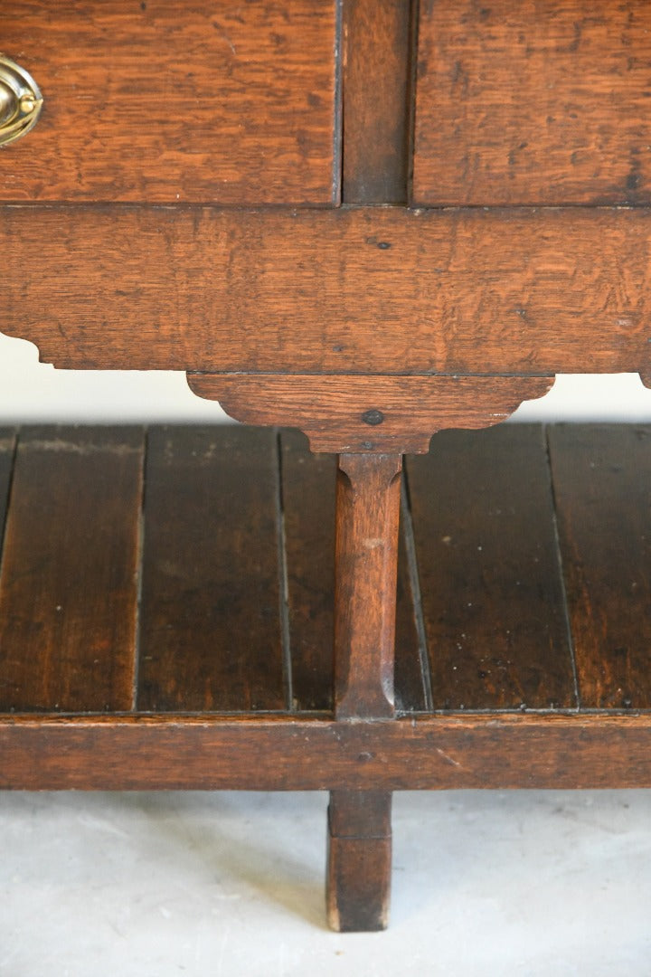 Georgian Oak Dresser Base