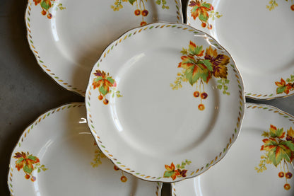 5 Grindley Cream Petal Bundarra Dinner Plates