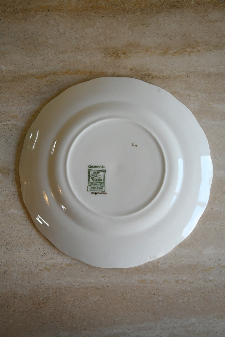 5 Grindley Cream Petal Bundarra Dinner Plates