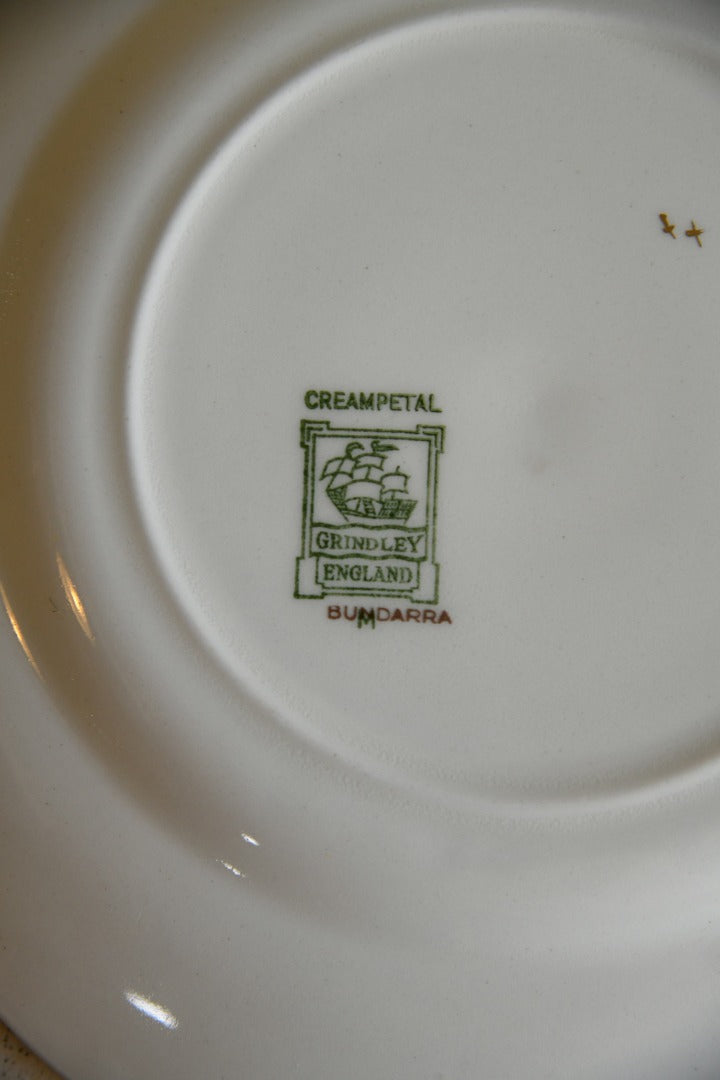 5 Grindley Cream Petal Bundarra Dinner Plates – Kernow Furniture