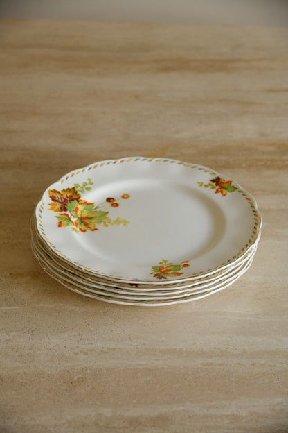 5 Grindley Cream Petal Bundarra Dinner Plates