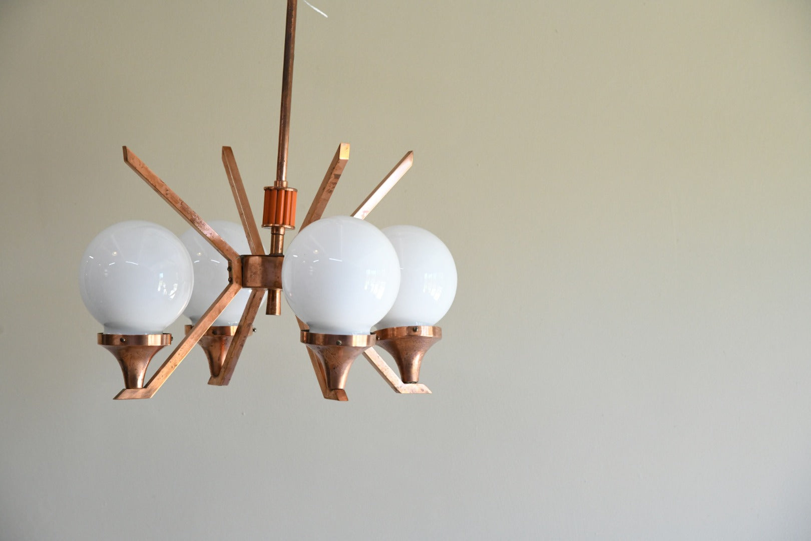 Mid Century Copper Ceiling Light