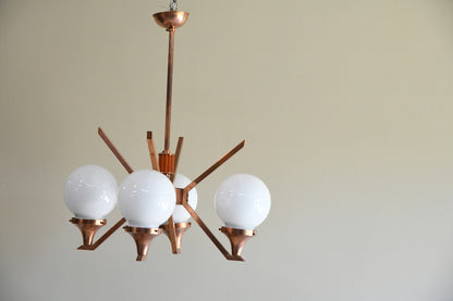 Mid Century Copper Ceiling Light