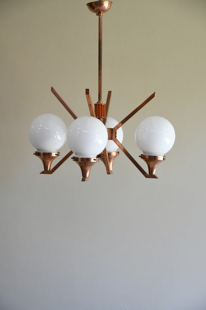 Mid Century Copper Ceiling Light