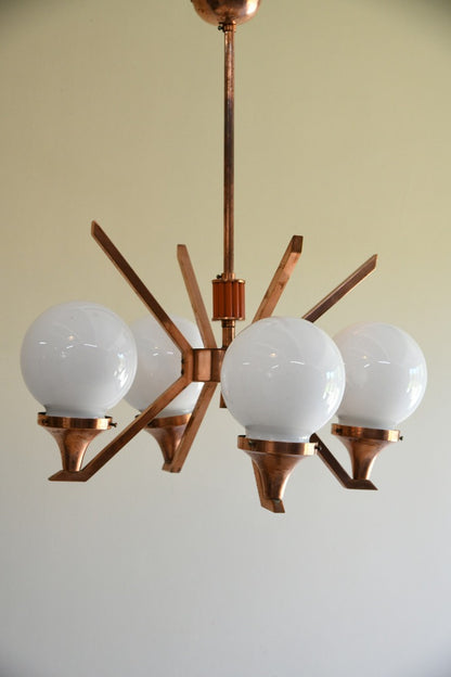 Mid Century Copper Ceiling Light