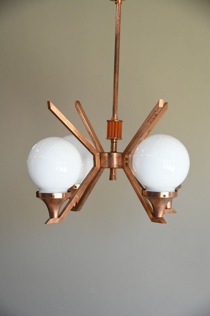 Mid Century Copper Ceiling Light