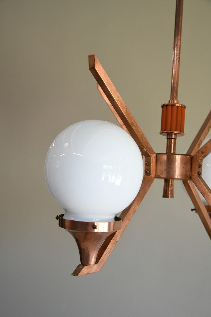 Mid Century Copper Ceiling Light