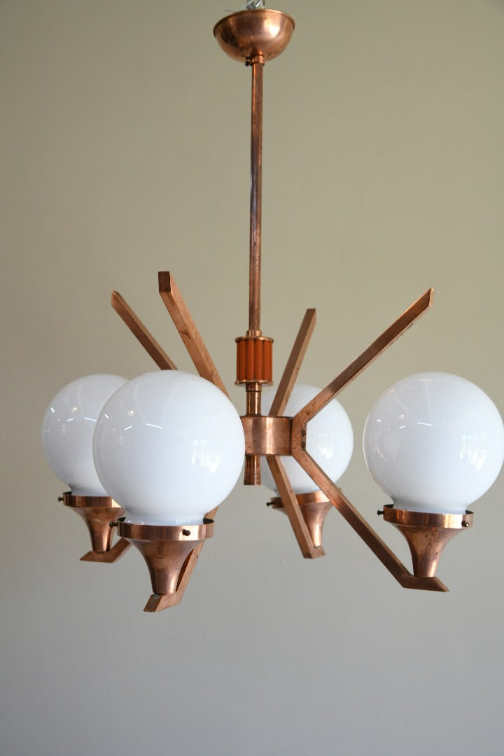 Mid Century Copper Ceiling Light