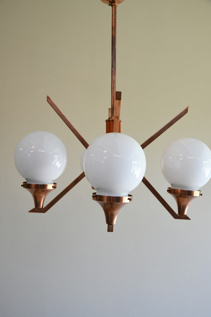 Mid Century Copper Ceiling Light