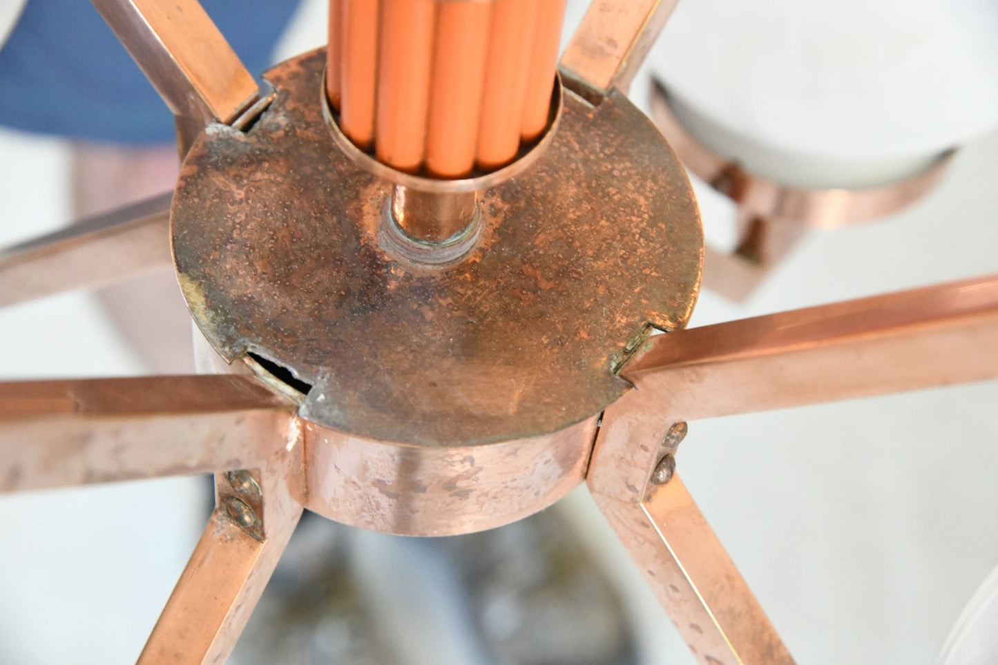 Mid Century Copper Ceiling Light