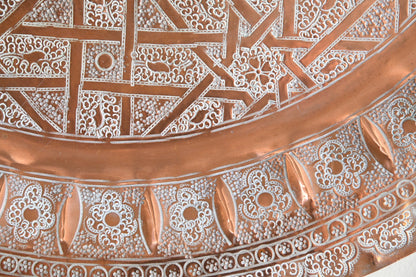 Decorative Eastern Copper Charger