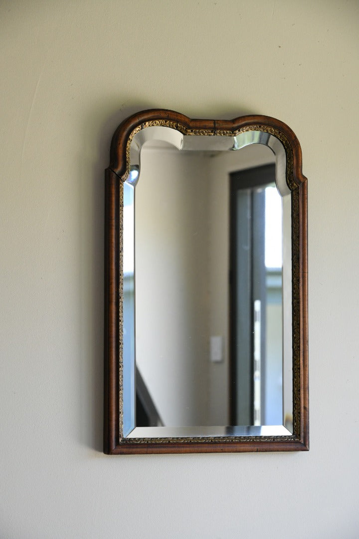 Queen Anne Style Walnut Mirror