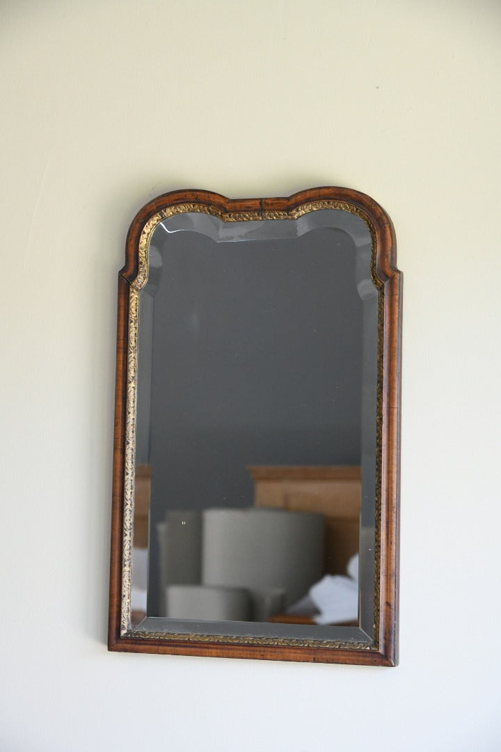 Queen Anne Style Walnut Mirror