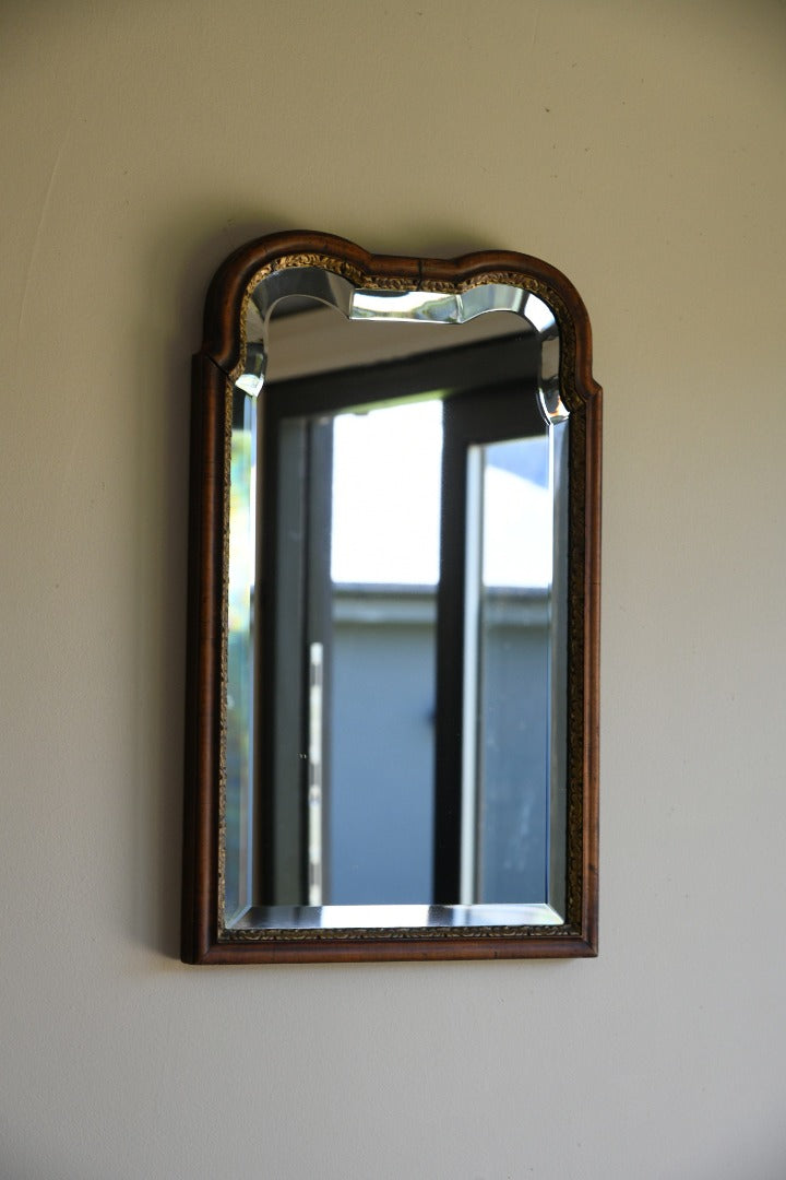 Queen Anne Style Walnut Mirror
