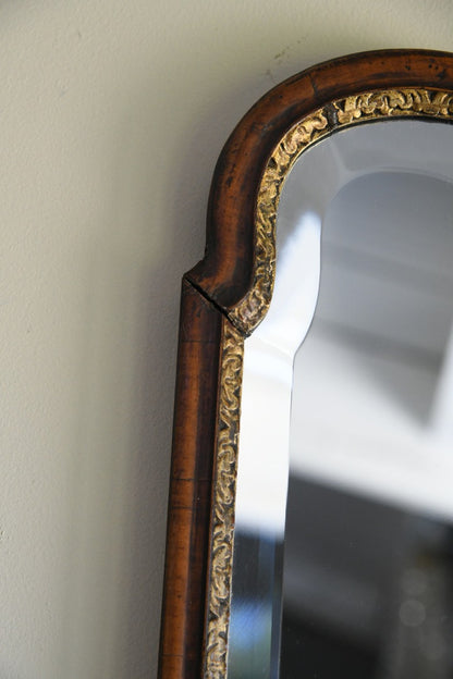 Queen Anne Style Walnut Mirror