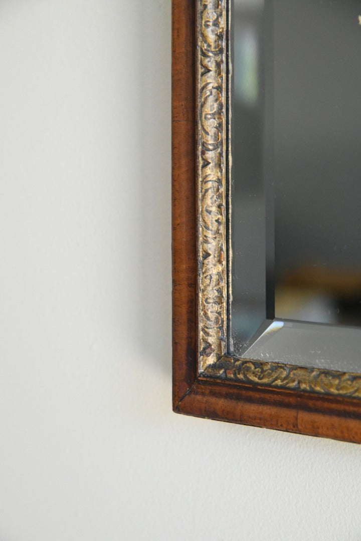 Queen Anne Style Walnut Mirror