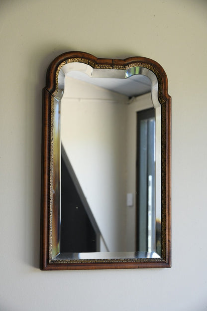 Queen Anne Style Walnut Mirror