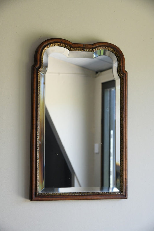 Queen Anne Style Walnut Mirror