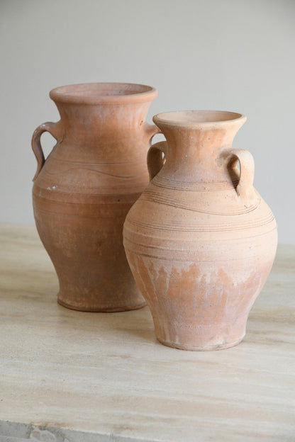 Pair Terracotta Pots