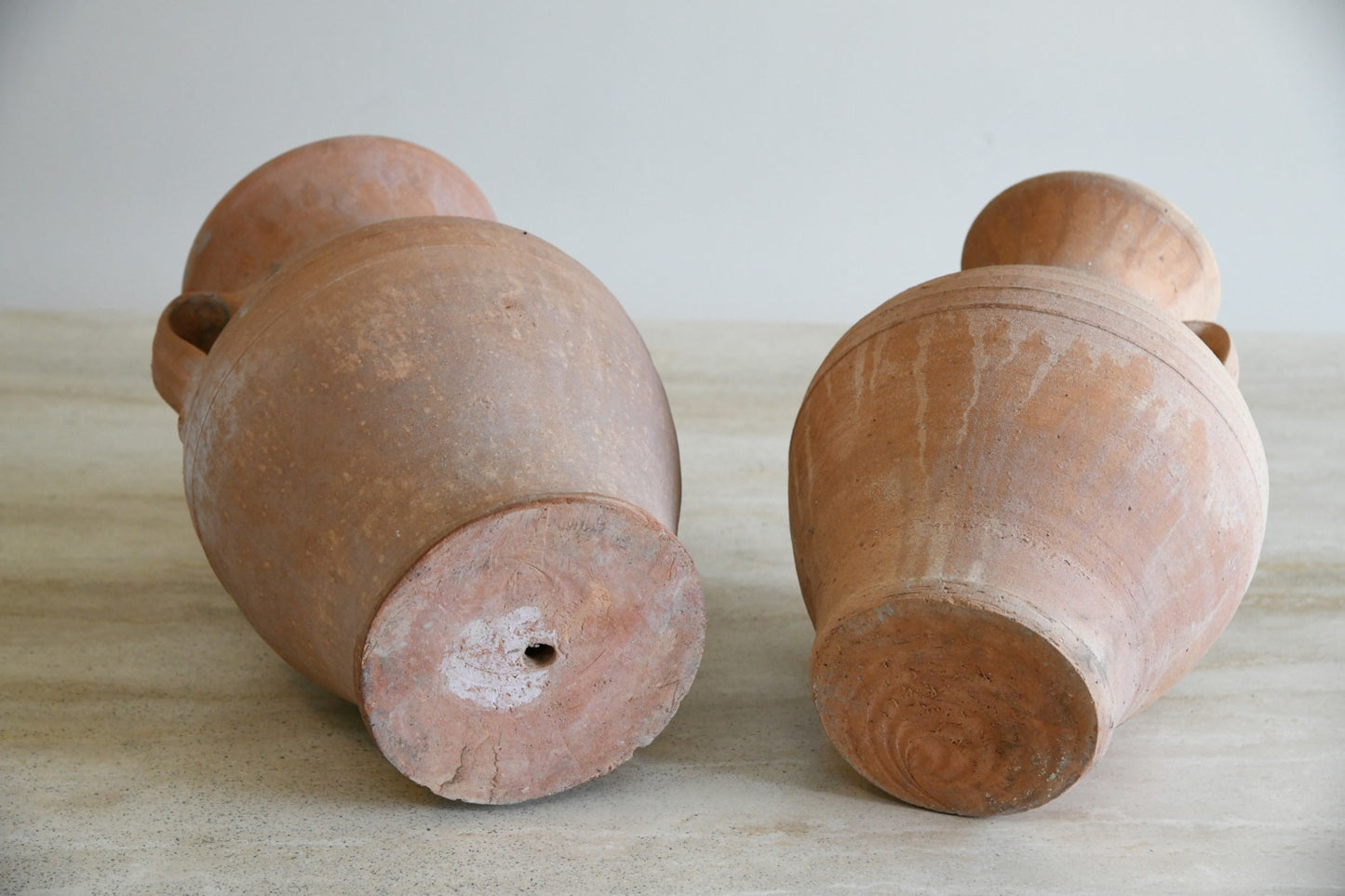 Pair Terracotta Pots