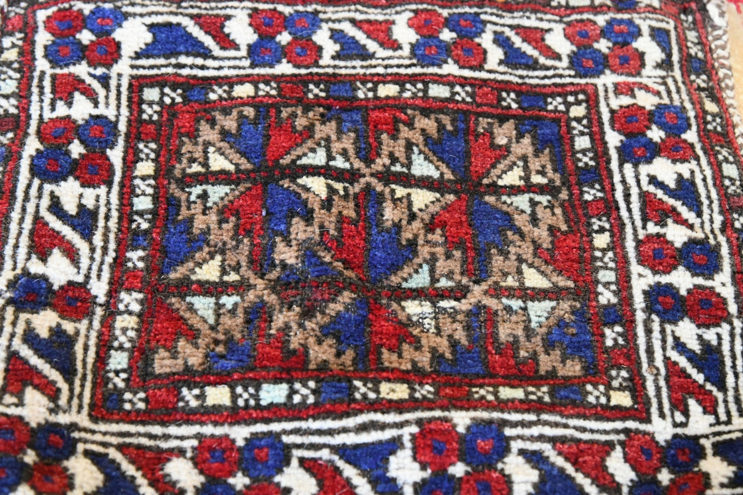 Afghan Baluch Wool Cushion