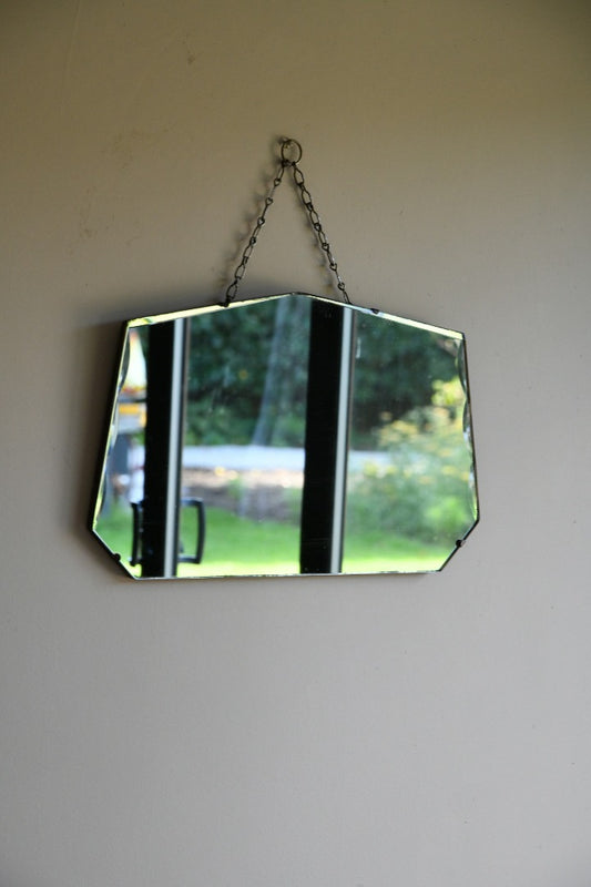 Vintage Frameless Mirror
