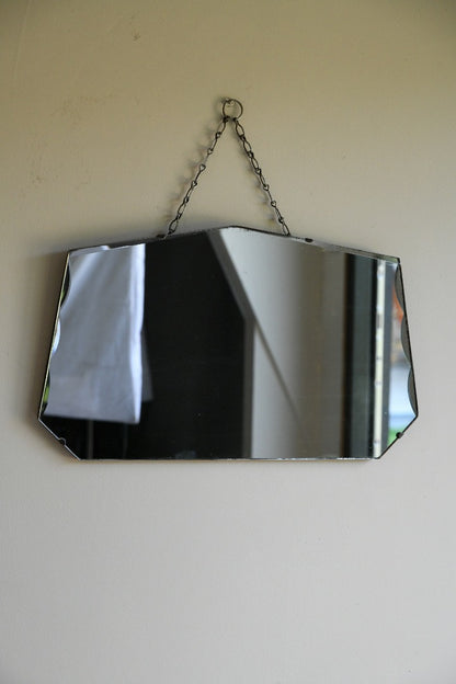 Vintage Frameless Mirror