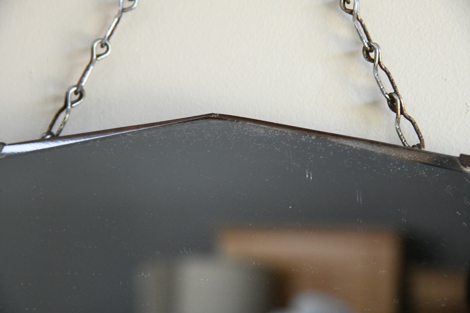 Vintage Frameless Mirror