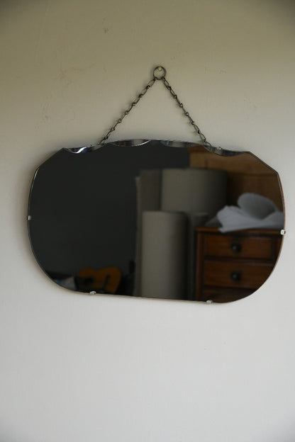 Vintage Frameless Mirror