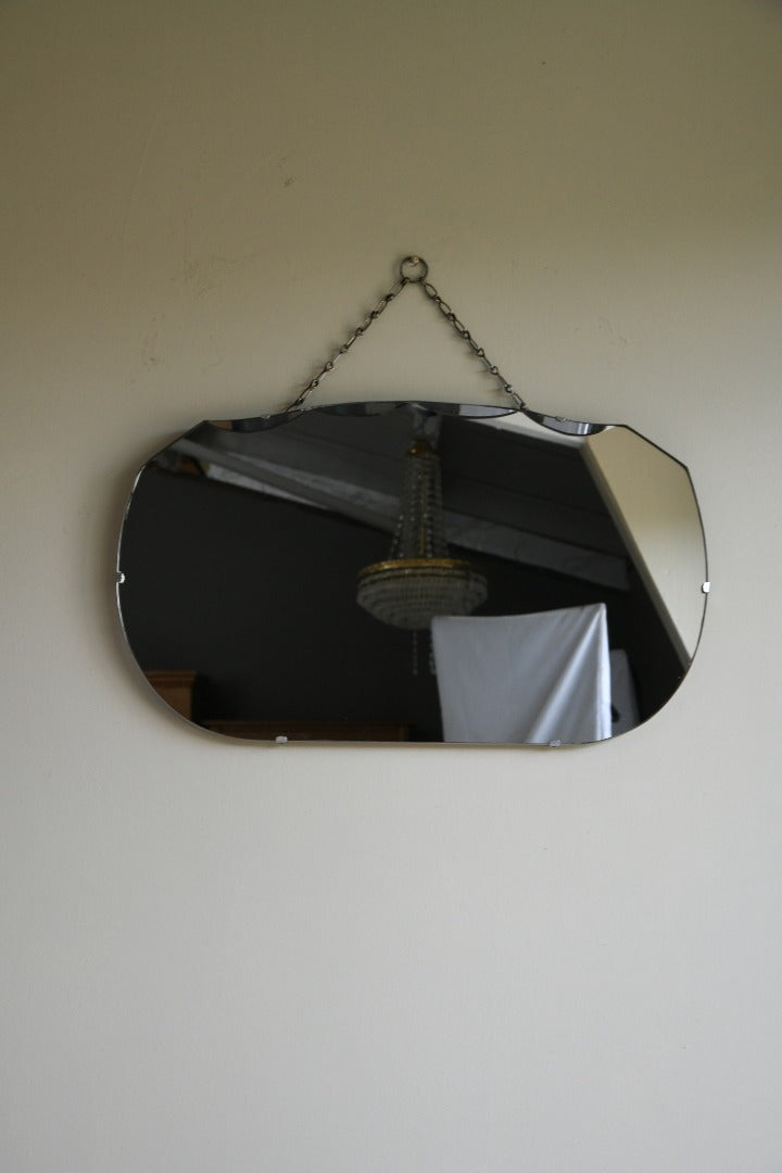 Vintage Frameless Mirror