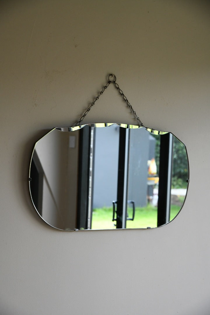 Vintage Frameless Mirror