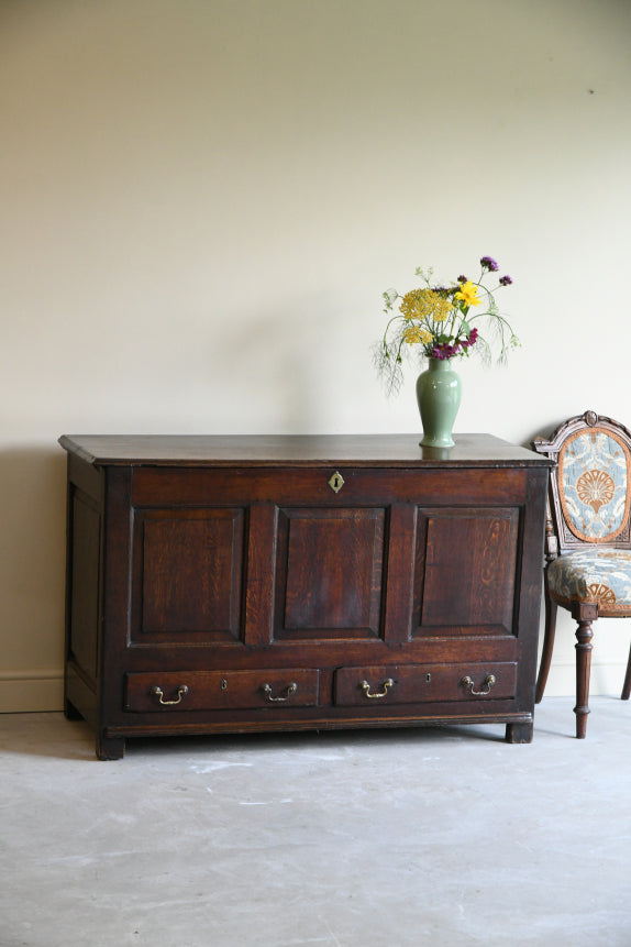 18th Century Oak Mule Chest