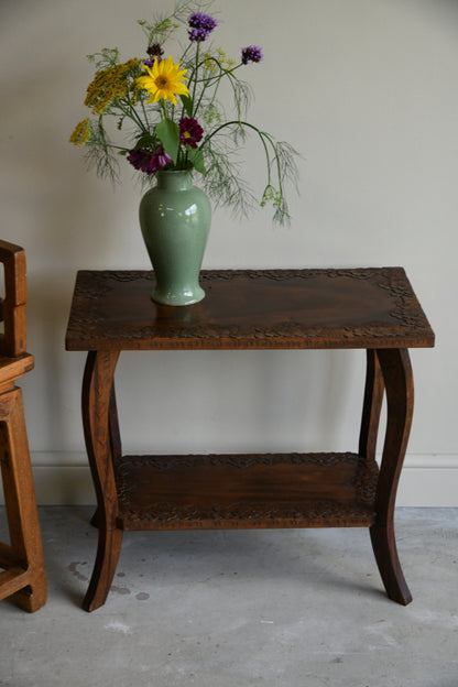 Carved Oriental Table