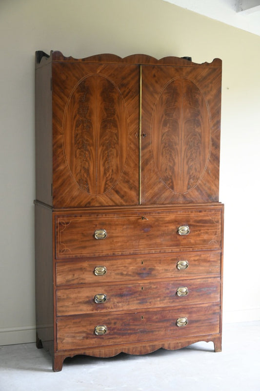Early 19th Century Georgian Secretaire Bookcase