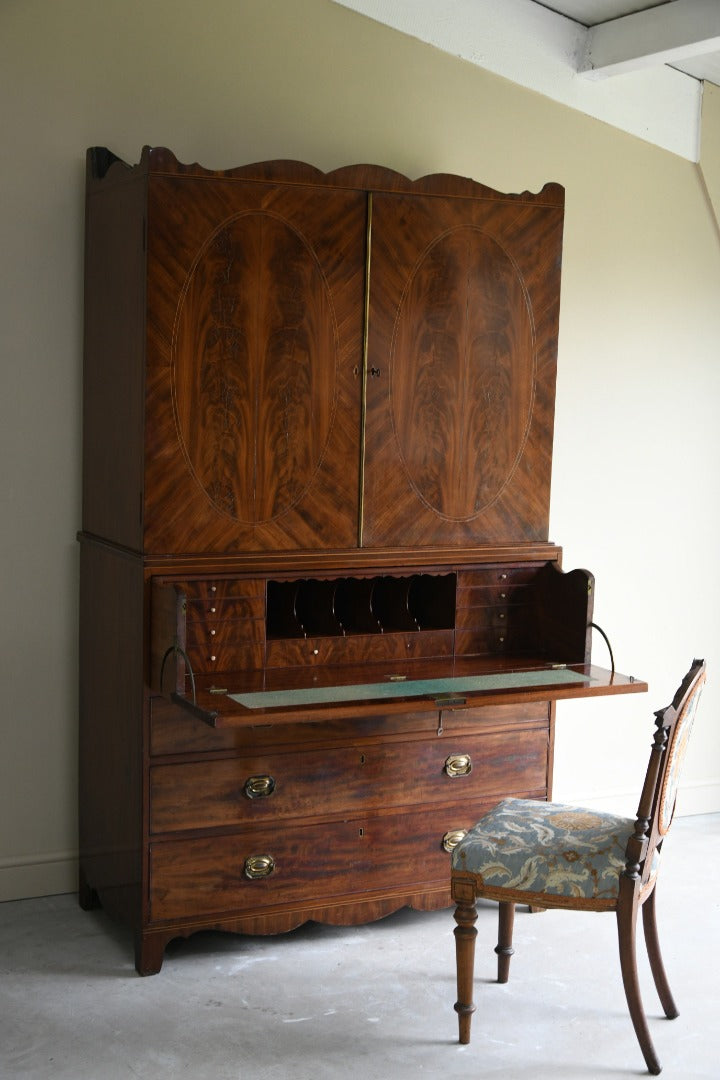 Early 19th Century Georgian Secretaire Bookcase