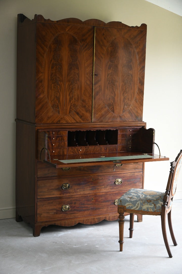 Early 19th Century Georgian Secretaire Bookcase