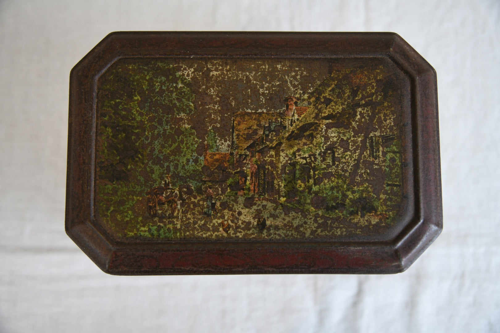 Large Vintage Tin