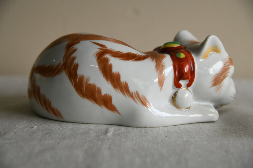 Japanese Kutani Sleeping Cats Kernow Furniture